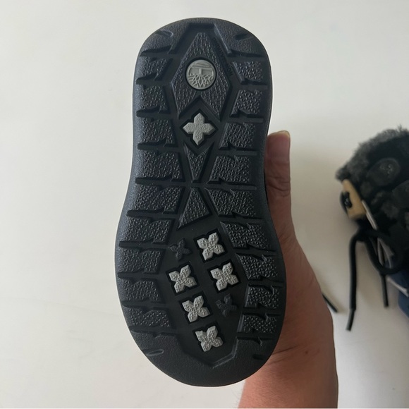 - Timberland Zesta Suede Tall Toddlers Boots Black Leather 84873 Winter Wo… - Picture 7 of 12